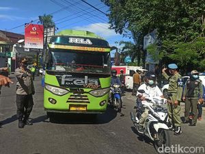 Potret Penyekatan PPKM Darurat di Demak