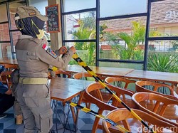 Kursi-Meja Restoran dan Kafe di Banyuwangi yang Masih Dine In Disegel