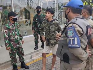 Kena Razia Masker Ciputat, Remaja Ini Ngaku Keluarga Jenderal Polisi