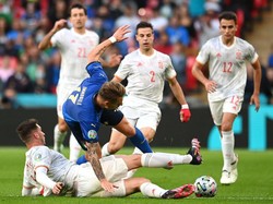 Italia Vs Spanyol Masih 0-0 di Babak Pertama
