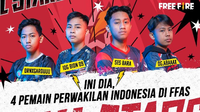 4 Pro Player ini Wakili Indonesia di Free Fire All Stars 2021: Asia 4 Pro Player ini Wakili Indonesia di Free Fire All Stars 2021: Asia