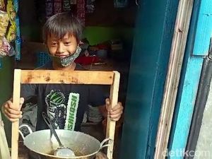 Jual Cilor Demi Bantu Keluarga, Bocah Anwar Bercita-cita Jadi Polisi