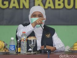 20 Daerah Zona Merah COVID-19, Gubernur Khofifah Ajak Warga di Rumah Saja