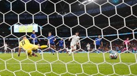 Tak ada gol yang tercipta di 2x15 menit perpanjangan waktu. Pemenang laga ini ditentukan lewat adu penalti. Facundo Arrizabalaga/Pool Photo via AP.