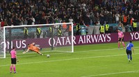 Skor 1-1 mengakhiri 90 menit. Duel harus dilanjutkan ke perpanjangan waktu. AP Photo/Frank Augstein, Pool.