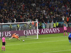 Skor 1-1 mengakhiri 90 menit. Duel harus dilanjutkan ke perpanjangan waktu. AP Photo/Frank Augstein, Pool.