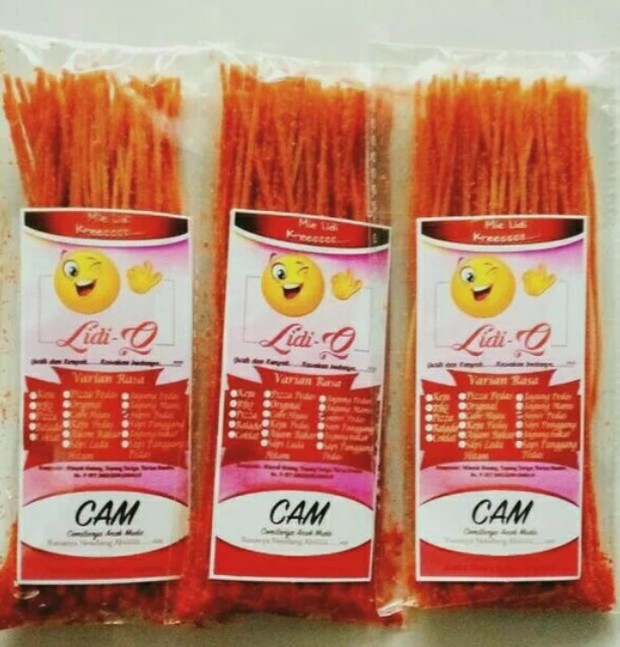 Mie Lidi: Jajanan snack 90an/ sumber: bukalapak.com Mie lidi: Jajanan snack 90an/ sumber: bukalapak.com
