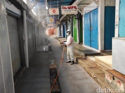 3 Pedagang Positif Antigen, Pasar Banyuwangi Disemprot Disinfektan