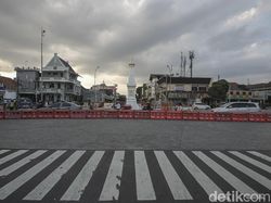 Ruas Jalan Menuju Malioboro Ditutup Selama PPKM Darurat