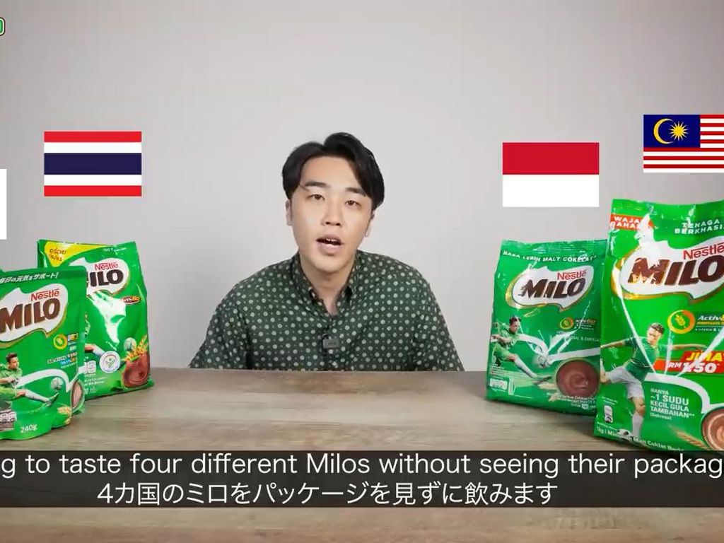 YouTuber Jepang Ini Cicip Milo dari 4 Negara Termasuk Indonesia, Ini Komentarnya