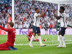 Inggris Vs Denmark Imbang 1-1 di Babak Pertama