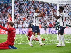 Inggris Vs Denmark Imbang 1-1 di Babak Pertama