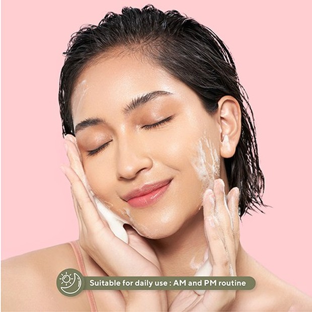 Bisa digunakan semua jenis kulit (shopee.co.id) Matcha Oat Gentle Cleanser bisa digunakan semua jenis kulit
