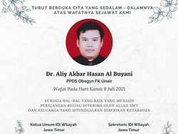 Bertambah Empat, 15 Dokter di Jatim Meninggal Terpapar COVID-19