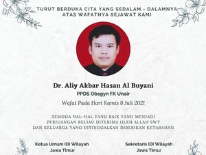 Bertambah Empat, 15 Dokter di Jatim Meninggal Terpapar COVID-19 Bertambah Empat, 15 Dokter di Jatim Meninggal Terpapar COVID-19