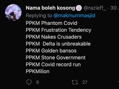 10 Plesetan Kocak PPKM ala Netizen Ini Menggelitik Jiwa Raga