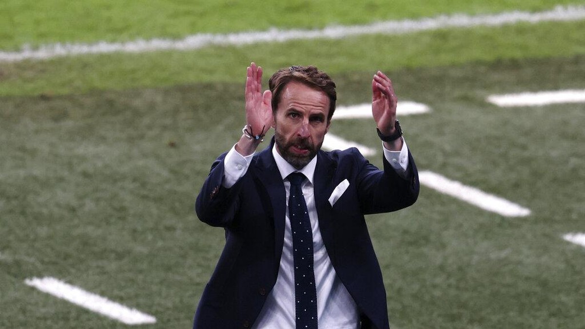 Gareth Southgate akhirnya melaju juga ke final Euro bareng Inggris (AP/Catherine Ivill)