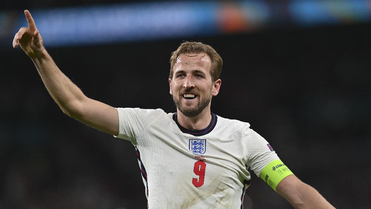 Manchester City disebut-sebut meminati Harry Kane. (Foto: AP/Paul Ellis)