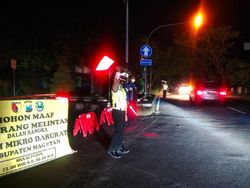 Jalan-jalan Protokol Magetan Dibikin Gelap Saat PPKM Darurat