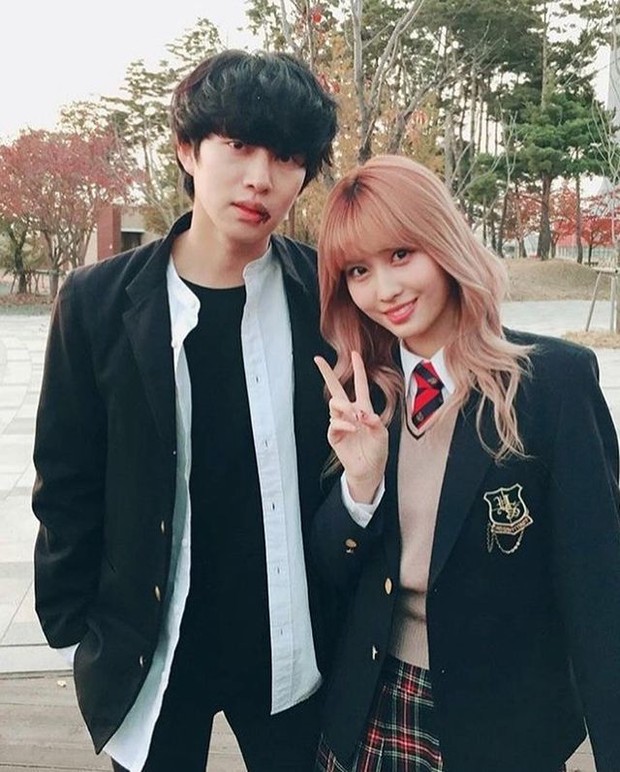Potret Heechul Super Junior dan Momo Twice (foto: instagram.com/mochul_couple)