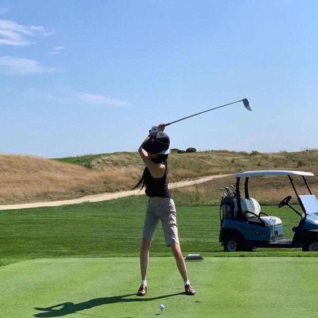 Vera Wang saat bermain golf/instagram.com/verawang Vera Wang saat bermain golf/instagram.com/verawang