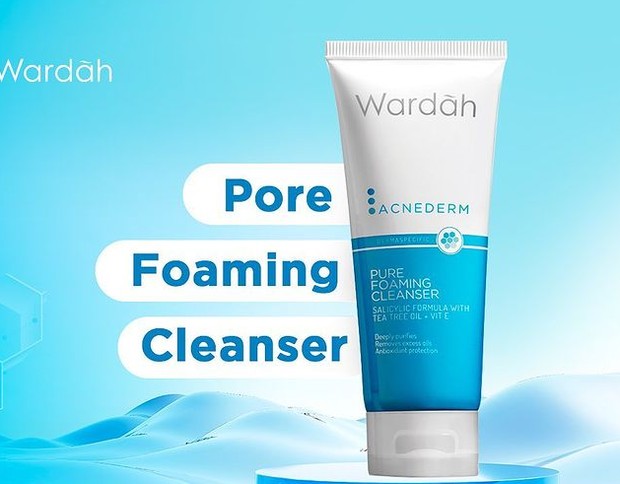 Wardah Acnederm Pure Foaming Cleanser