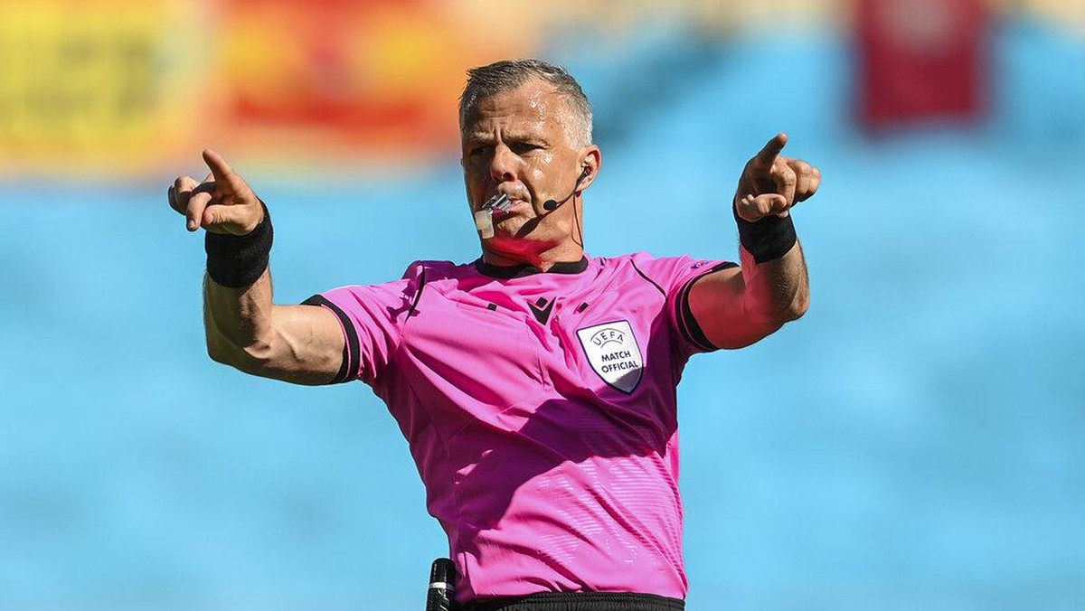 Bjorn Kuipers, wasit final Euro 2020. Foto: AP/David Ramos