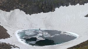 Potret Danau Misterius nan Mengerikan India