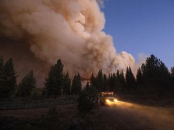 Kebakaran Hutan di California Kembali Membara
