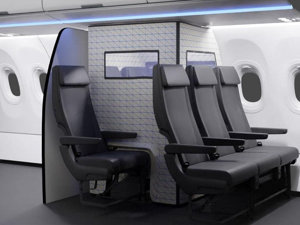 Airbus Desain Tenda Karantina Covid-19 buat Kabin Pesawat Airbus Desain Tenda Karantina Covid-19 buat Kabin Pesawat