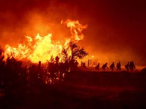 Kobaran Api yang Lalap Hutan di California Makin Membara