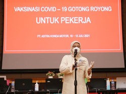 Menaker Cek Vaksinasi Pekerja di Pabrik Toyota dan Honda