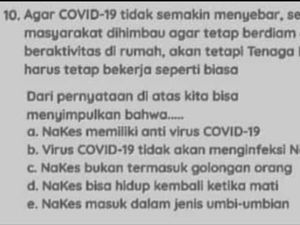 Saat Nakes Blitar Menyebut Diri Sebagai Kaum Umbi-umbian
