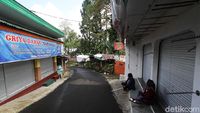 Kios di Grojogan Sewu Tutup Karena PPKM Darurat