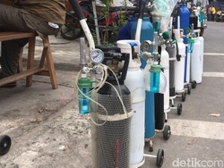 Polisi Turun Tangan Cek Stok Oksigen di Semarang