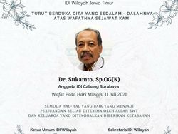 Bertambah 6, 21 Dokter di Jatim Meninggal Terpapar COVID-19