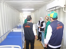 RSU Soetomo Sulap Kontainer Jadi Triage, Mampu Tampung 25 Pasien COVID-19