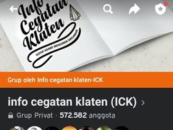Grup Facebook ICK Klaten Beranggota Setengah Juta Orang Lenyap