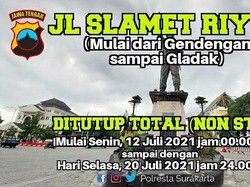 Catat Slur, Jalan Slamet Riyadi Solo Ditutup Setiap Hari Mulai Besok