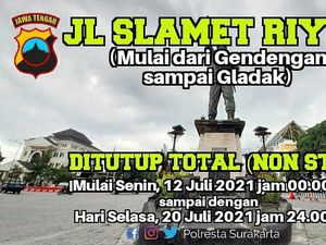 Catat Slur, Jalan Slamet Riyadi Solo Ditutup Setiap Hari Mulai Besok Catat Slur, Jalan Slamet Riyadi Solo Ditutup Setiap Hari Mulai Besok
