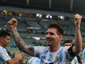 Messi Puas Banget Antar Argentina Juara Copa America 2021 di Brasil Messi Puas Banget Antar Argentina Juara Copa America 2021 di Brasil