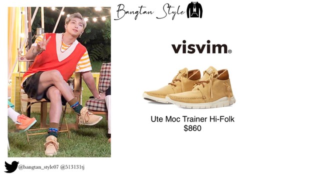 Outfit RM dalam comeback spesial BTS (foto: twitter.com/bangtan_style07)