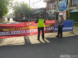 Begini Rekayasa Lalu Lintas di Perkotaan Lamongan Selama PPKM Darurat