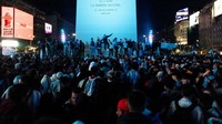 Mereka merayakan gelar juara Copa America 2021.