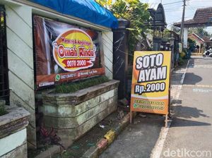 Satu Porsi Soto Ayam di Blitar Ini Cuma Rp 2 Ribu Lho