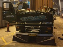 Polisi Tetapkan 2 Tersangka Insiden Sopir Truk Tertimpa Kontainer di Priok