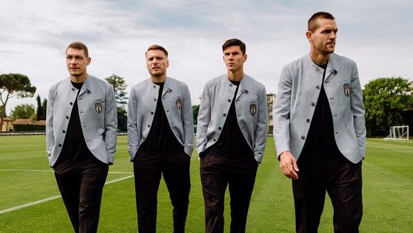 Jelang Final Euro 2020, Intip 5 Potret Penampilan Stylish Timnas Italia