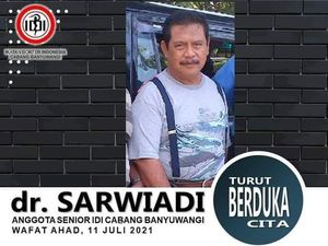 3 Dokter Meninggal dan 140 Nakes di Banyuwangi Terpapar COVID-19 3 Dokter Meninggal dan 140 Nakes di Banyuwangi Terpapar COVID-19