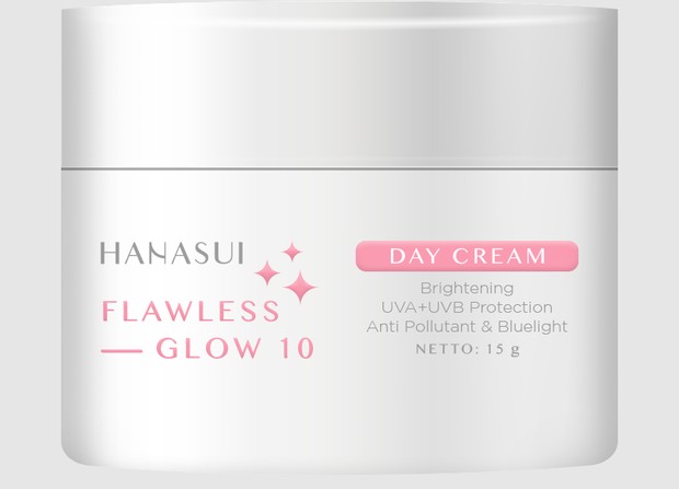 Hanasui Flawless Glow 10 Day Cream / foto: hanasui.id Hanasui Flawless Glow 10 Day Cream / foto: hanasui.id