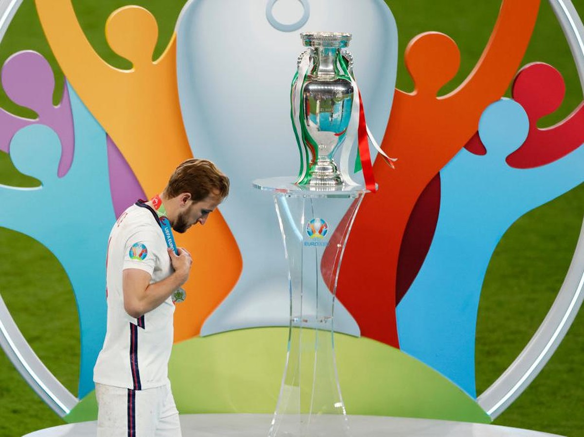 Kegagalan di Euro 2020 akan dikenang di sisa karier pemain Timnas Inggris. (Foto: Getty Images/John Sibley - Pool)